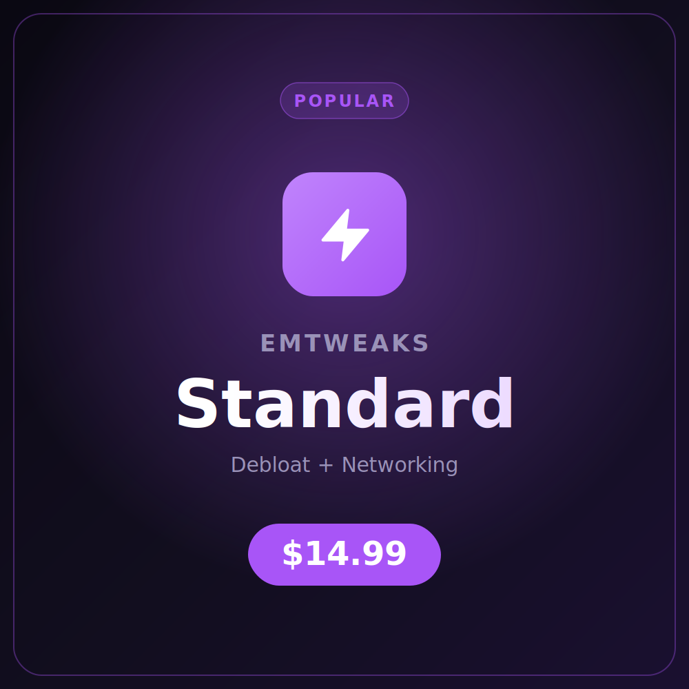 EMTweaks — Standard